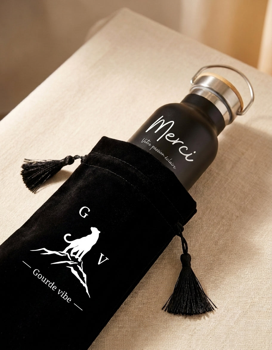 Gourde isotherme 500 ml - Merci Maîtresse